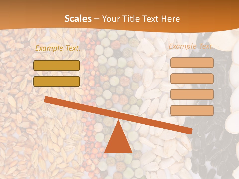 Stalk Slice Straw PowerPoint Template