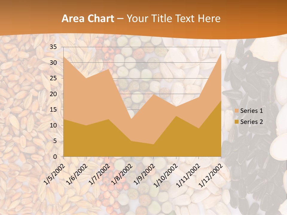 Stalk Slice Straw PowerPoint Template