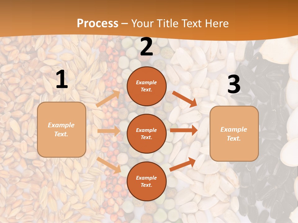 Stalk Slice Straw PowerPoint Template