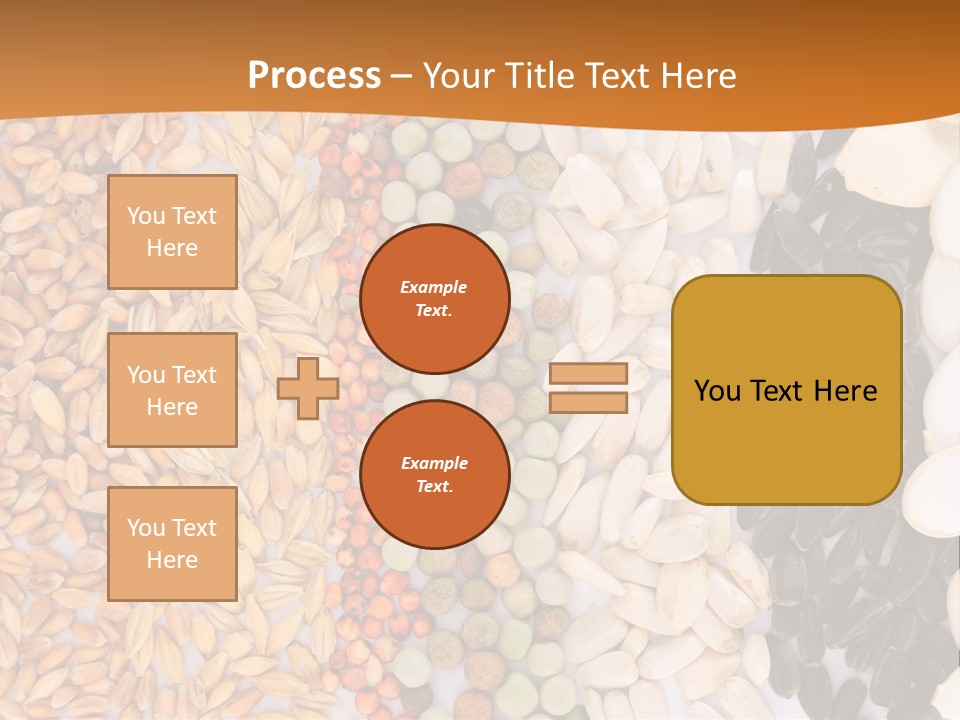 Stalk Slice Straw PowerPoint Template