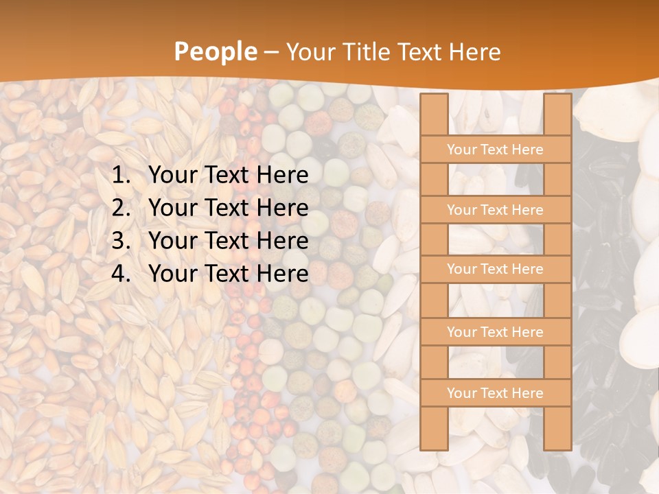 Stalk Slice Straw PowerPoint Template