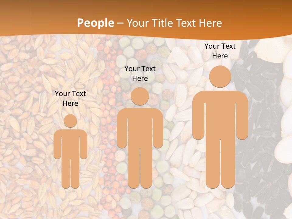 Stalk Slice Straw PowerPoint Template