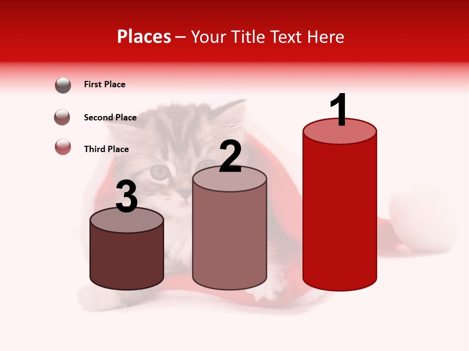 Gifts Hat Fur PowerPoint Template