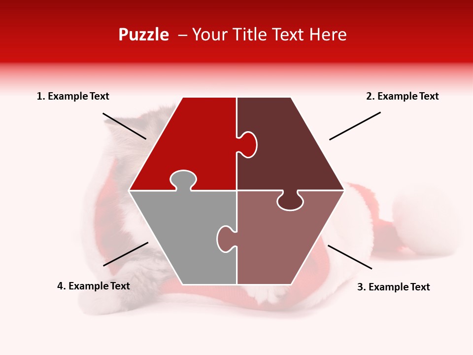 Gifts Hat Fur PowerPoint Template