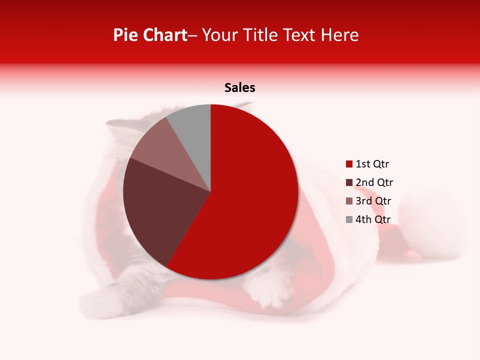 Gifts Hat Fur PowerPoint Template