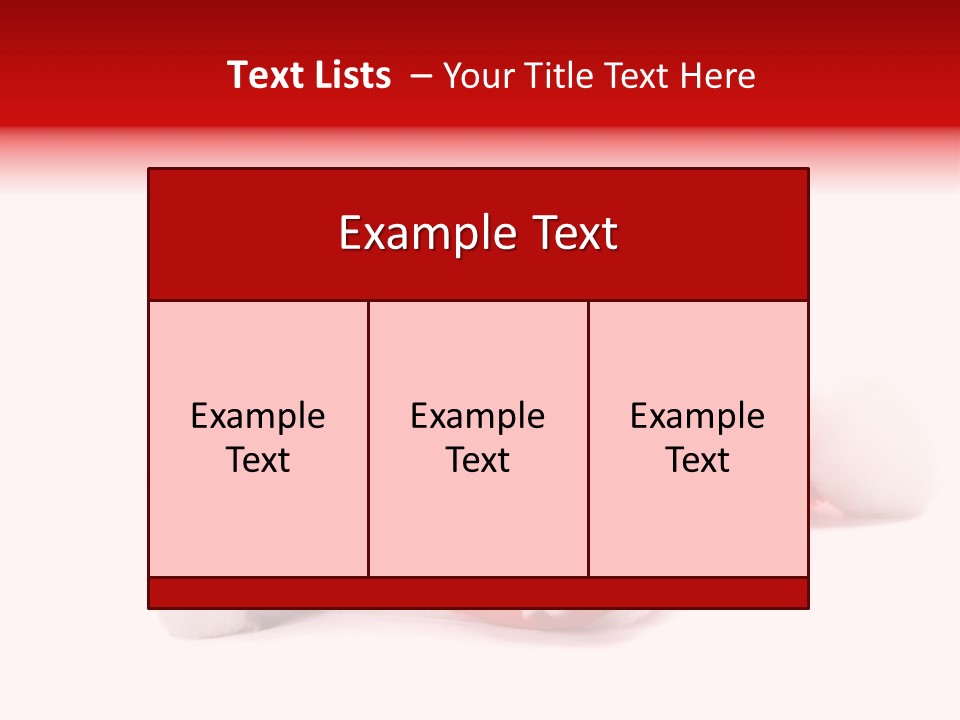 Gifts Hat Fur PowerPoint Template