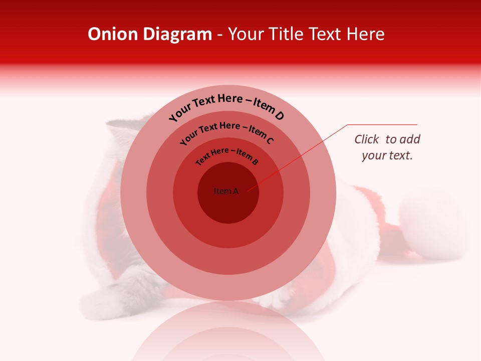 Gifts Hat Fur PowerPoint Template