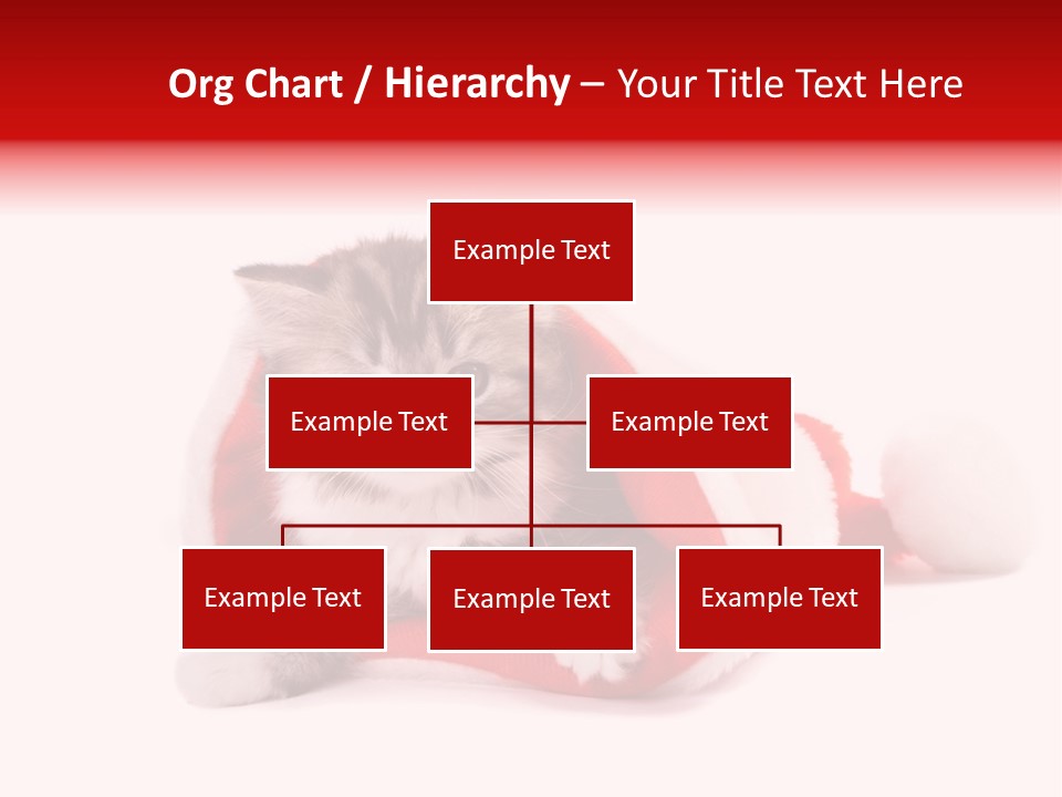 Gifts Hat Fur PowerPoint Template