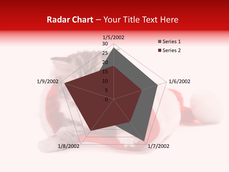 Gifts Hat Fur PowerPoint Template