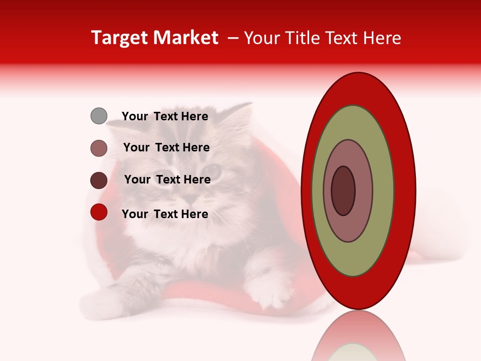 Gifts Hat Fur PowerPoint Template