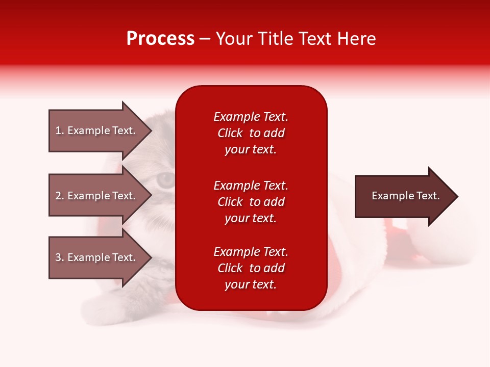 Gifts Hat Fur PowerPoint Template