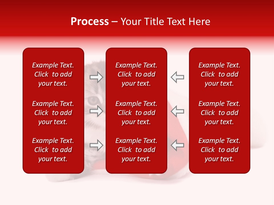 Gifts Hat Fur PowerPoint Template