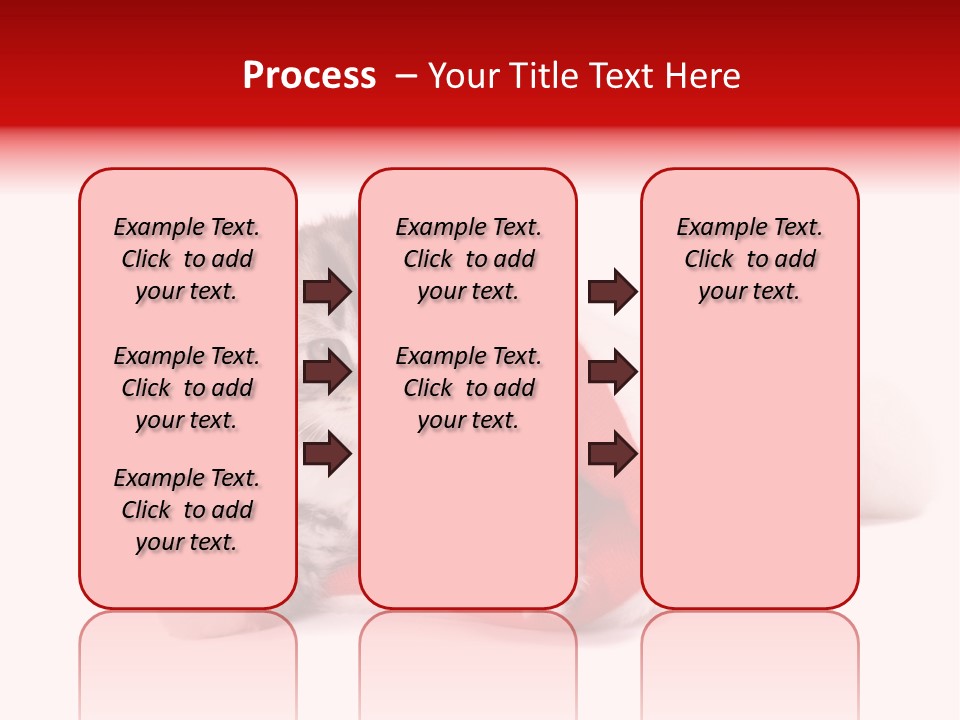 Gifts Hat Fur PowerPoint Template