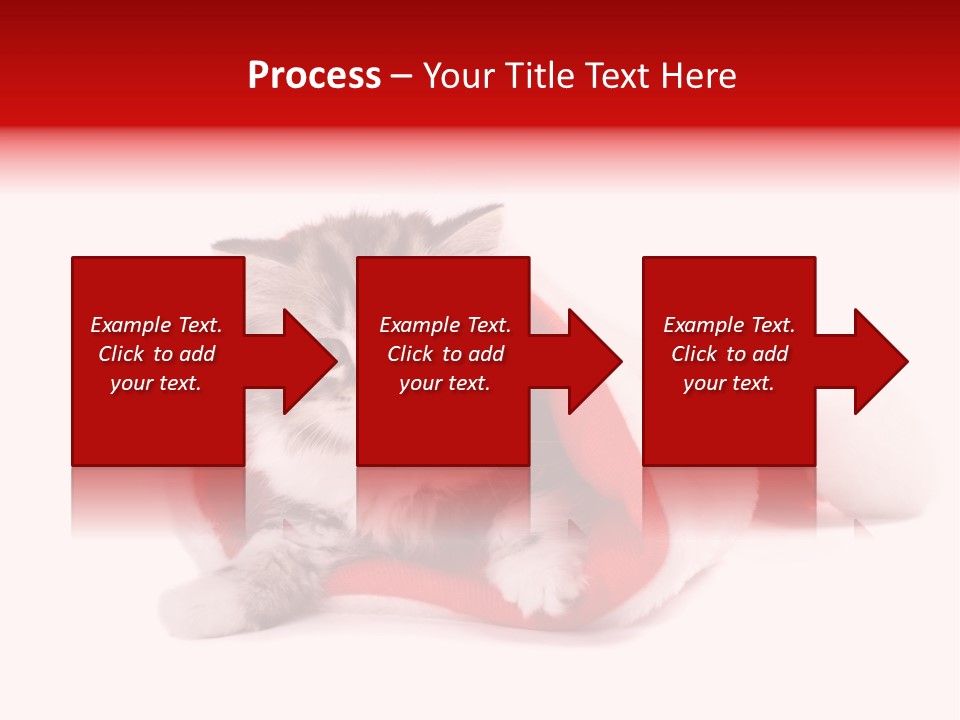 Gifts Hat Fur PowerPoint Template