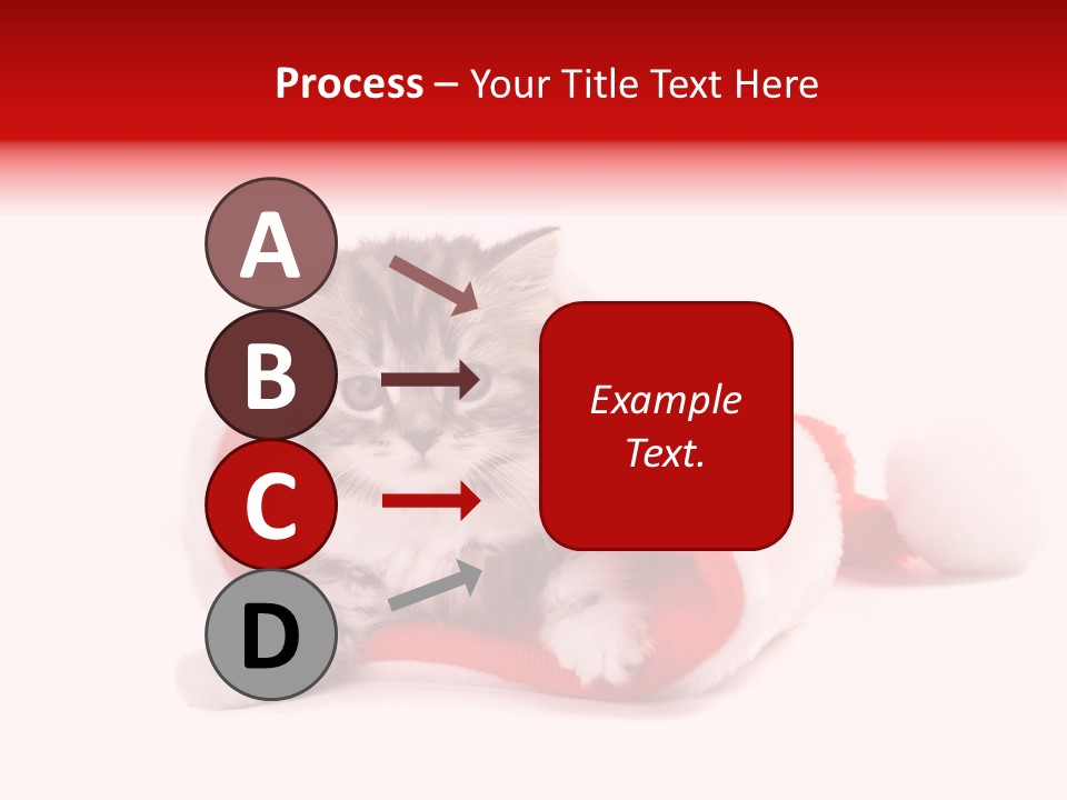 Gifts Hat Fur PowerPoint Template