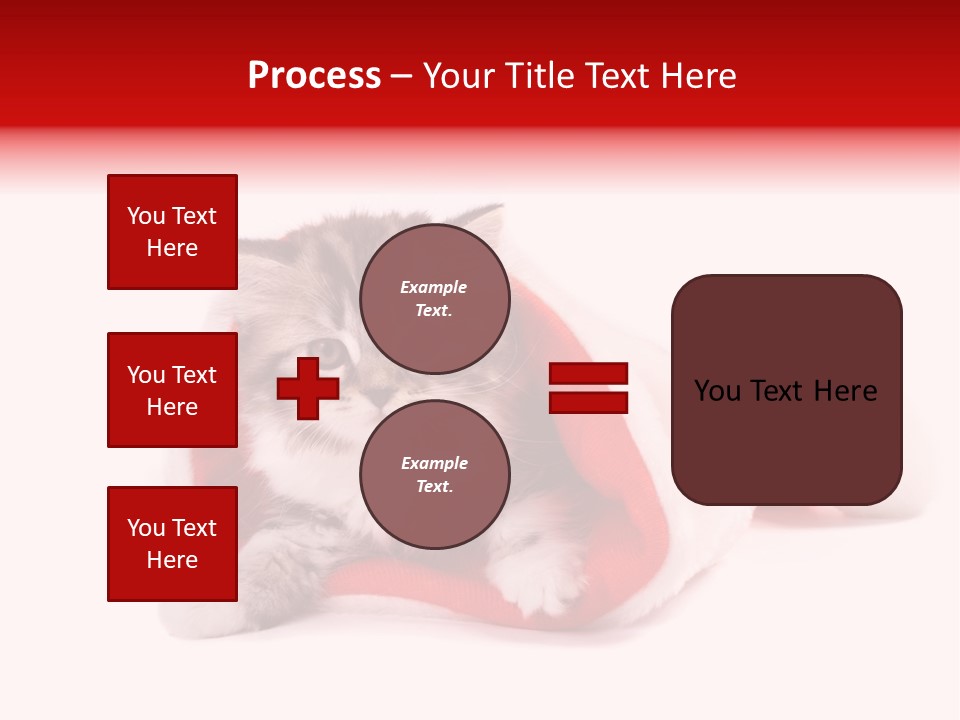 Gifts Hat Fur PowerPoint Template