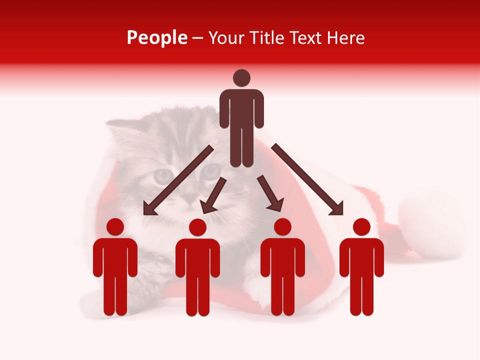 Gifts Hat Fur PowerPoint Template