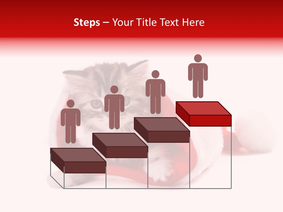 Gifts Hat Fur PowerPoint Template