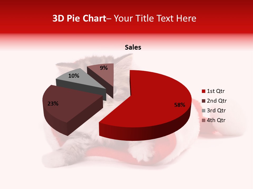 Gifts Hat Fur PowerPoint Template