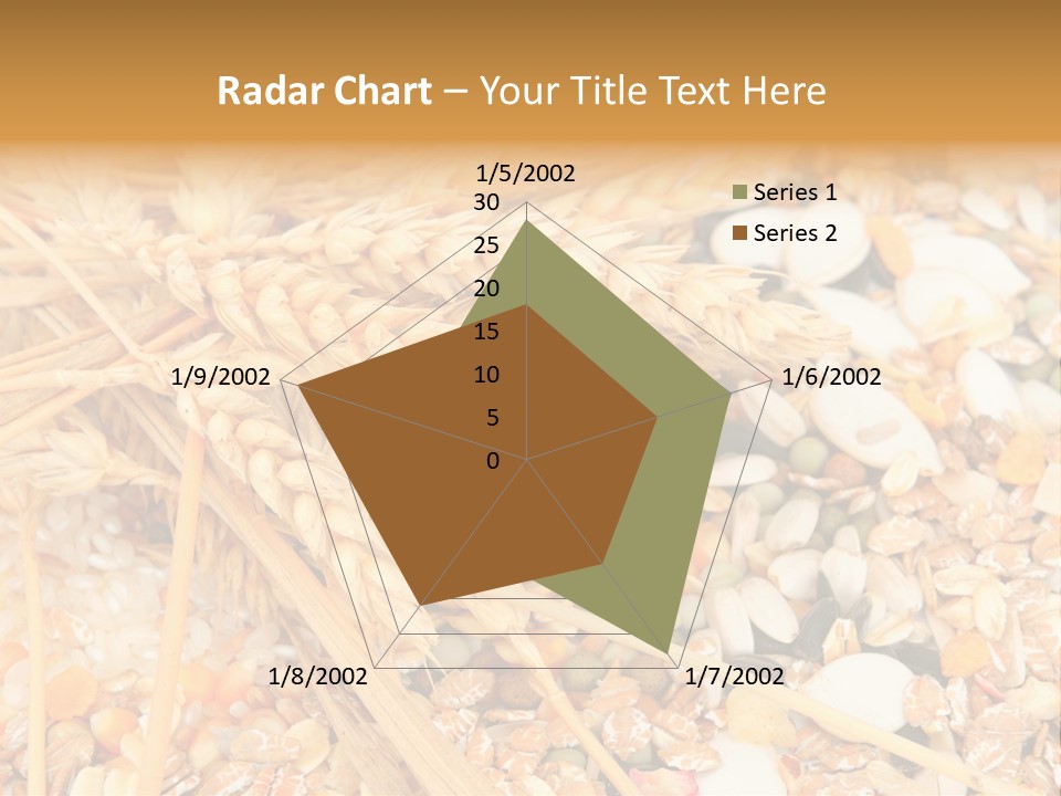 Vegetarian Shelled Rice PowerPoint Template