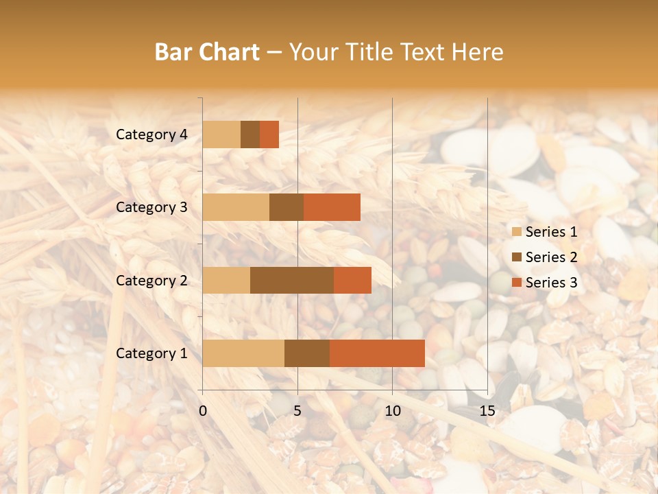 Vegetarian Shelled Rice PowerPoint Template