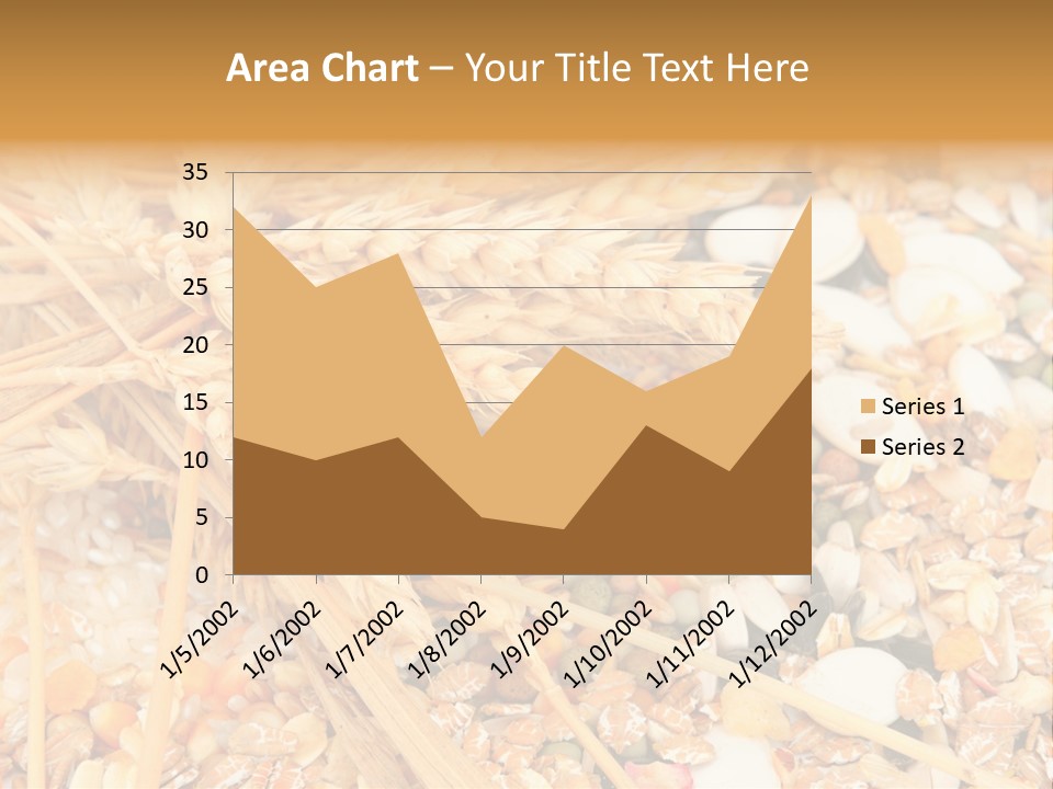 Vegetarian Shelled Rice PowerPoint Template