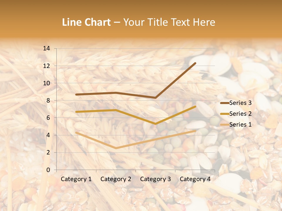 Vegetarian Shelled Rice PowerPoint Template