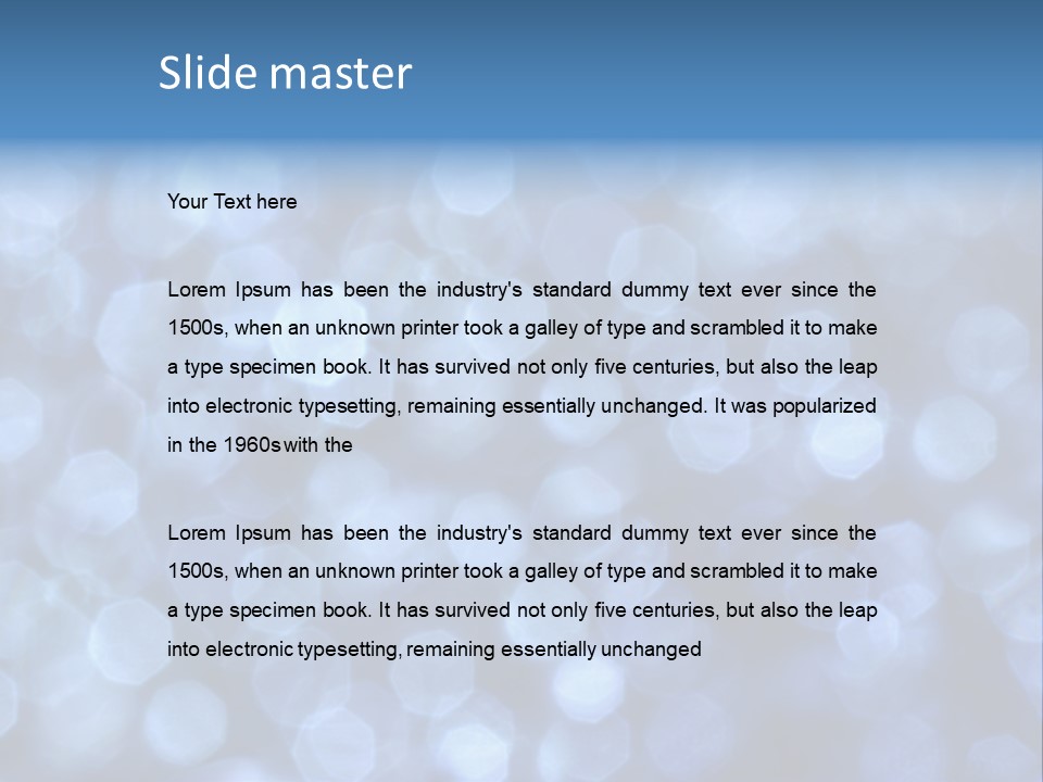 Blurry Club Texture PowerPoint Template