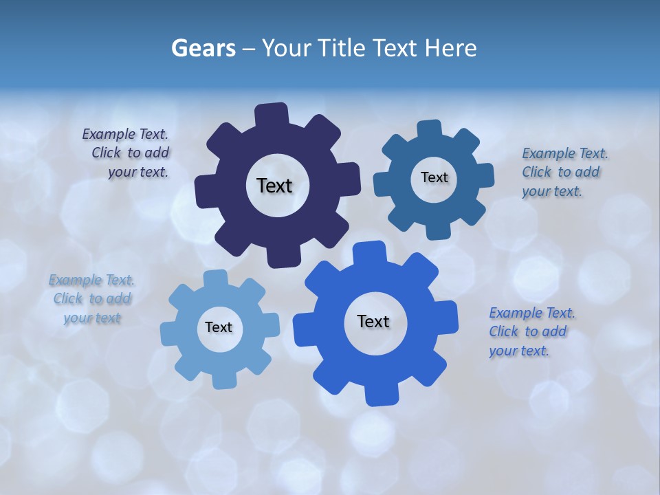 Blurry Club Texture PowerPoint Template