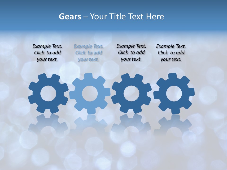 Blurry Club Texture PowerPoint Template