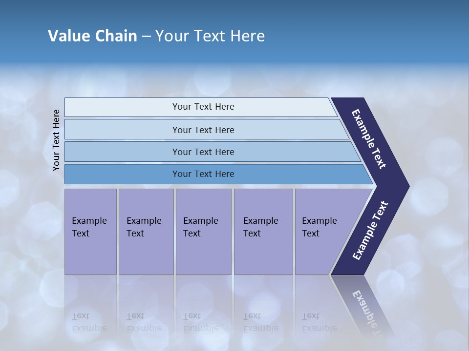 Blurry Club Texture PowerPoint Template