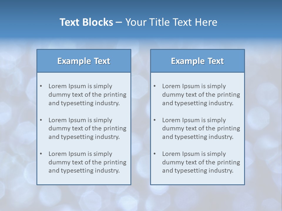 Blurry Club Texture PowerPoint Template