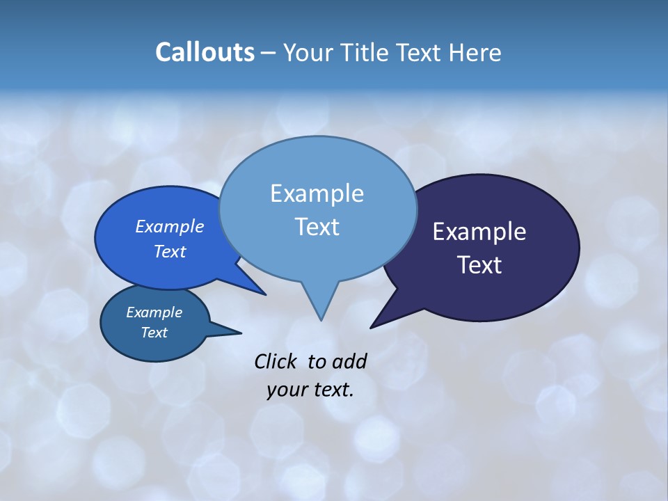 Blurry Club Texture PowerPoint Template