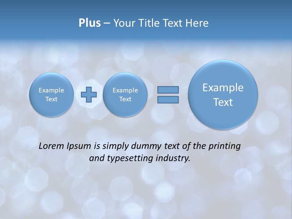 Blurry Club Texture PowerPoint Template