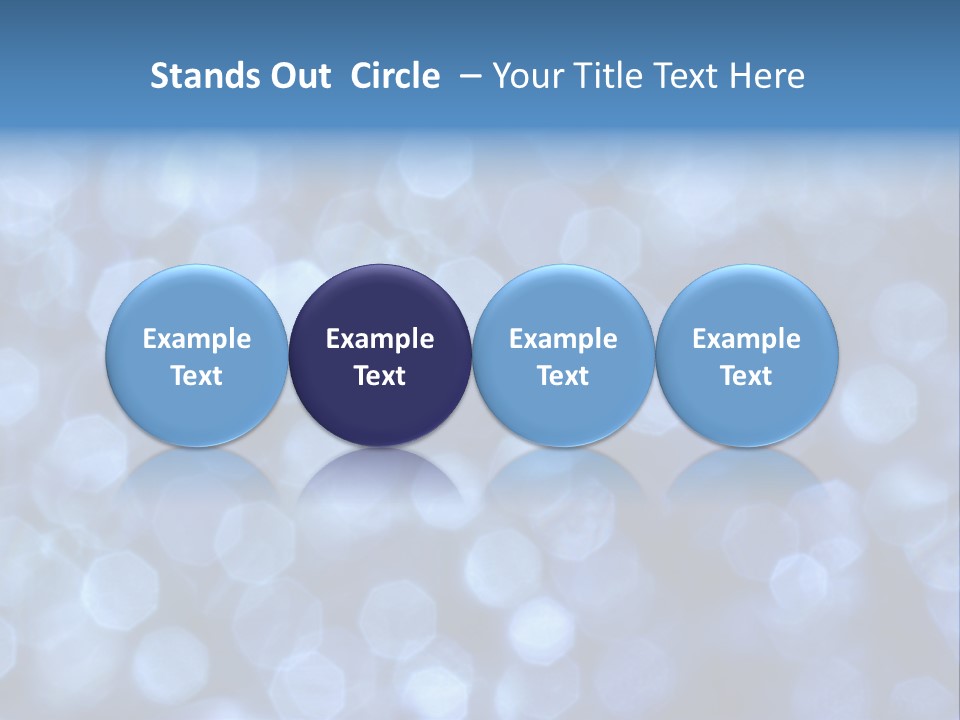 Blurry Club Texture PowerPoint Template