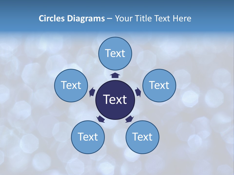 Blurry Club Texture PowerPoint Template