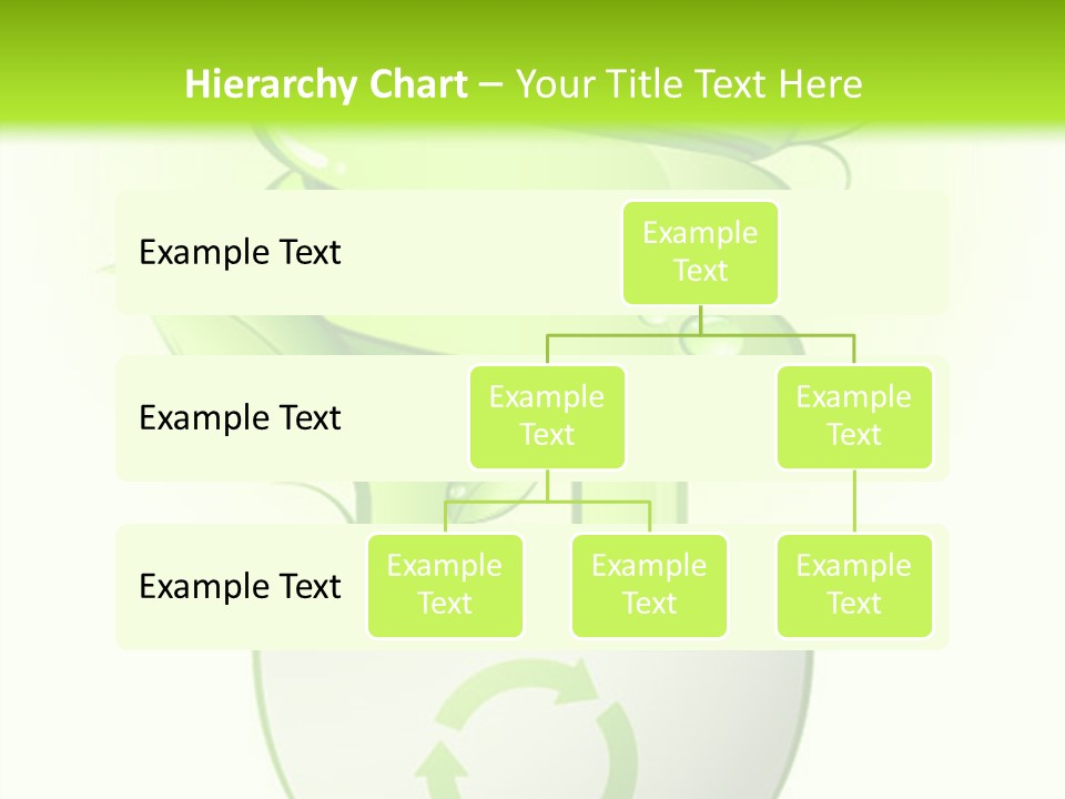 A Green Light Bulb With A Green Plant Inside It PowerPoint Template