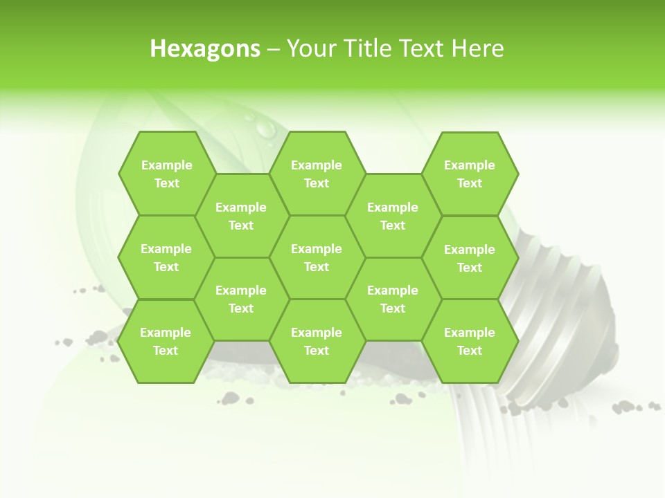 White Plant Green PowerPoint Template