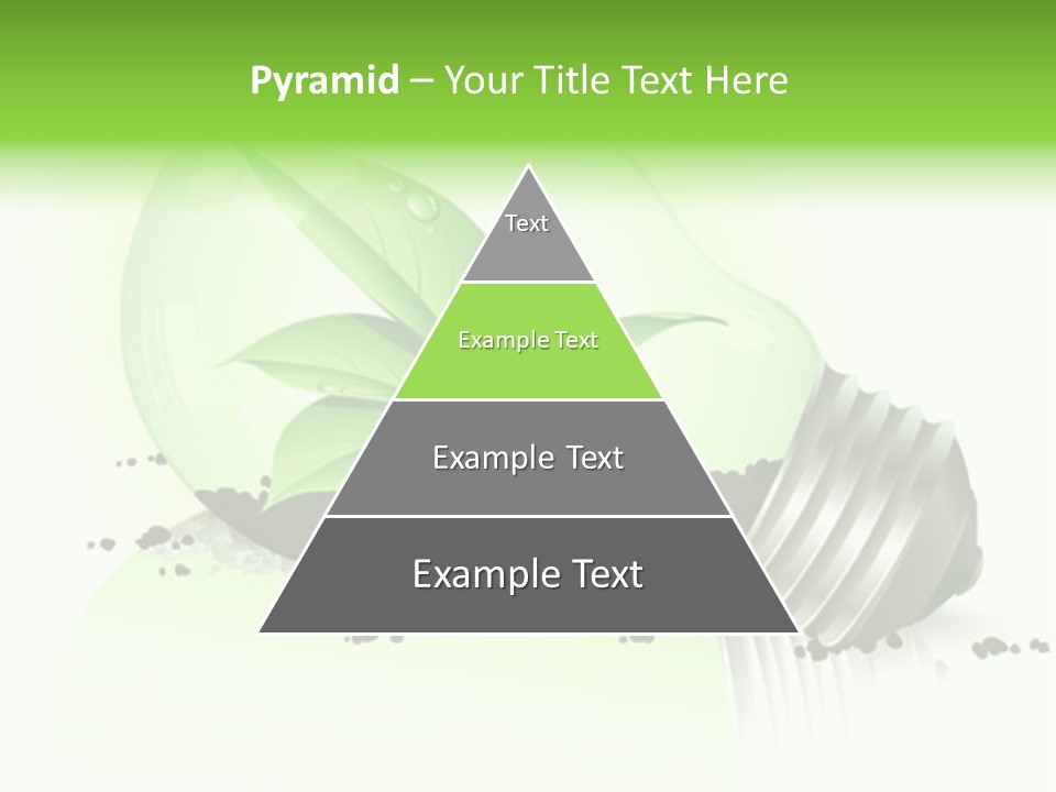 White Plant Green PowerPoint Template