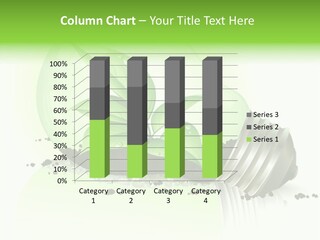 White Plant Green PowerPoint Template