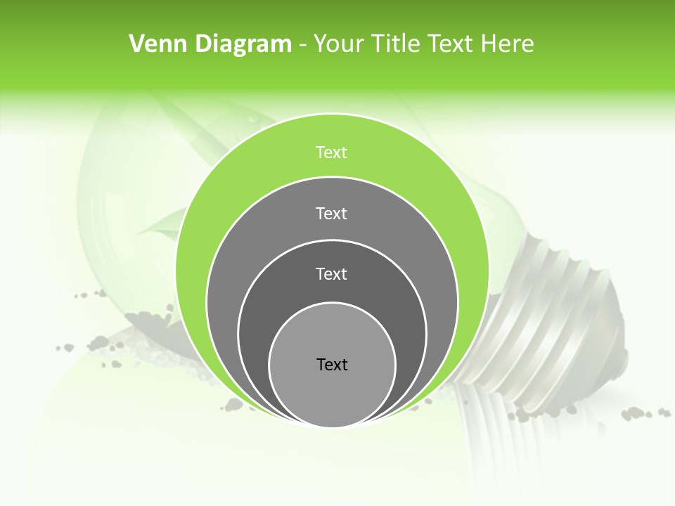 White Plant Green PowerPoint Template