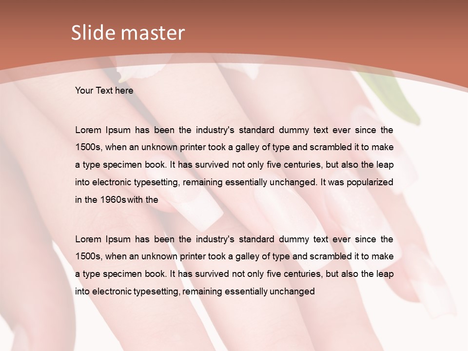 Closeup French Women PowerPoint Template