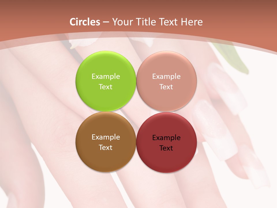 Closeup French Women PowerPoint Template