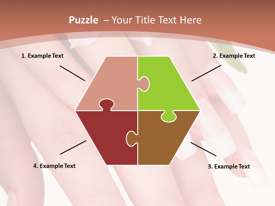 Closeup French Women PowerPoint Template