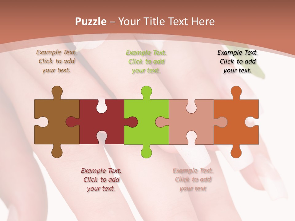 Closeup French Women PowerPoint Template