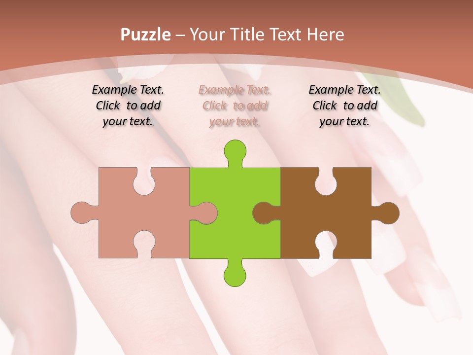 Closeup French Women PowerPoint Template