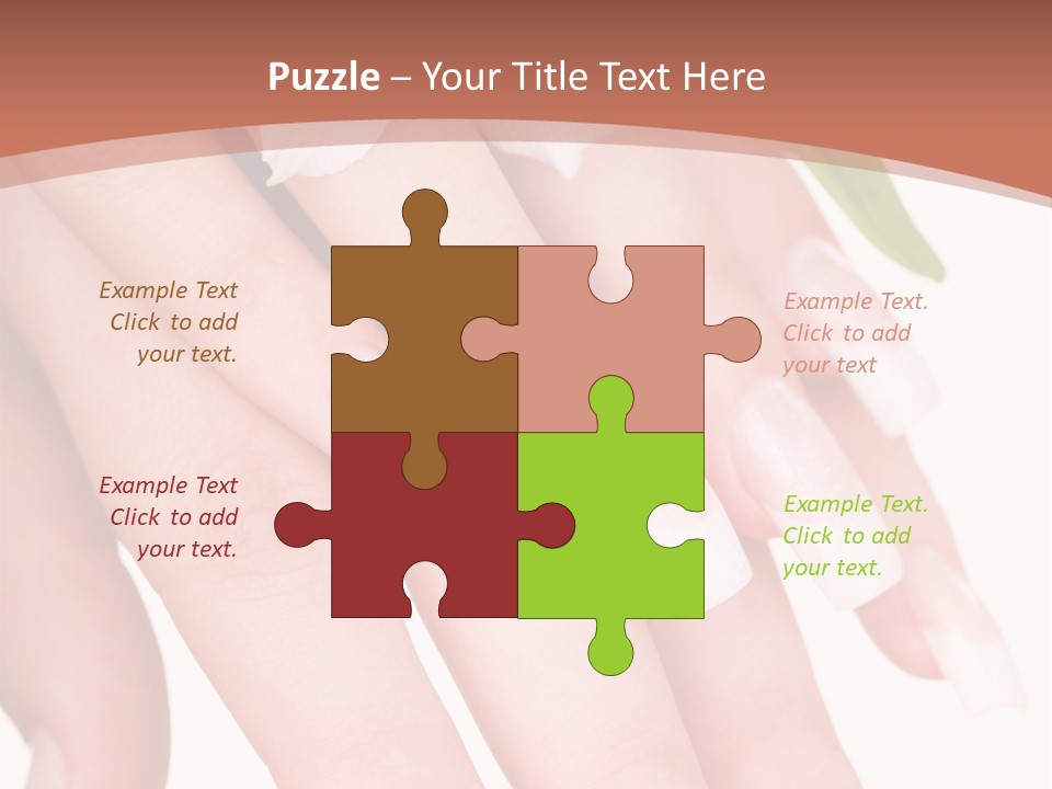 Closeup French Women PowerPoint Template