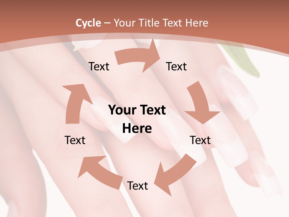 Closeup French Women PowerPoint Template