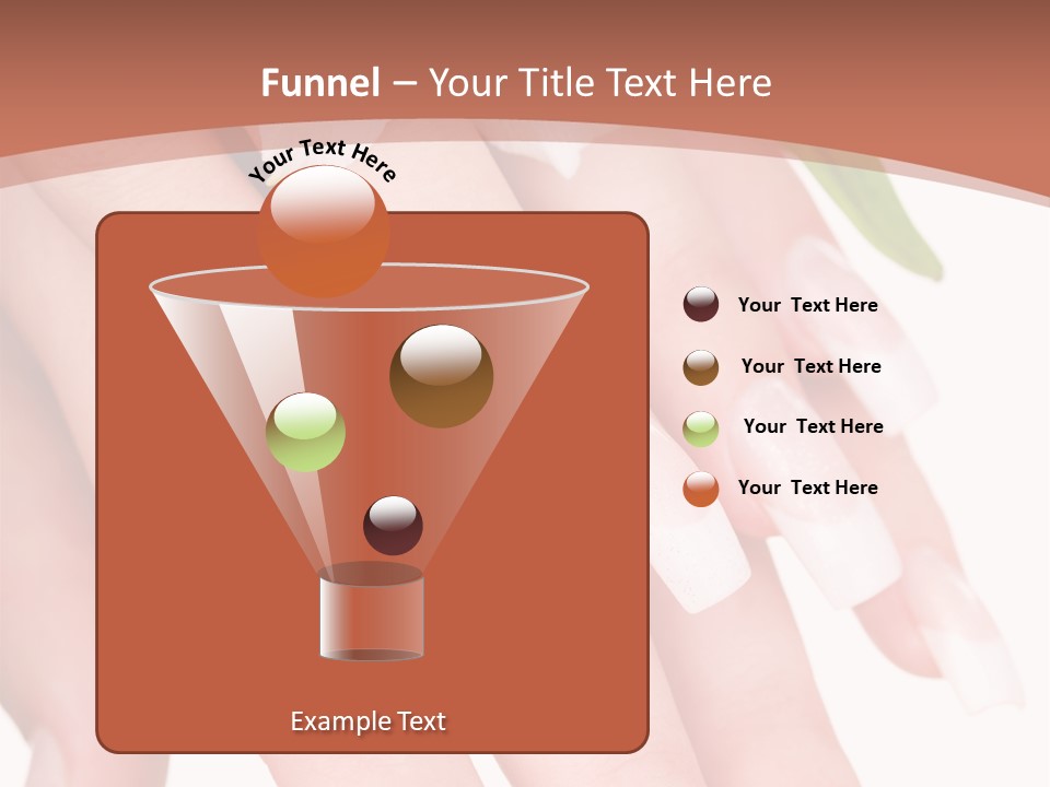 Closeup French Women PowerPoint Template