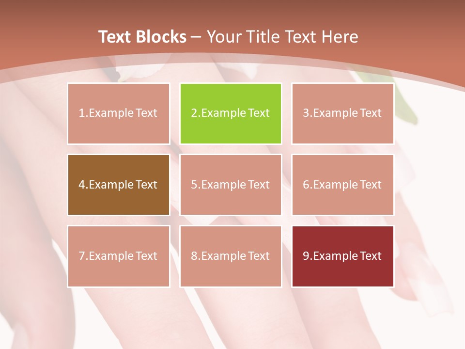 Closeup French Women PowerPoint Template